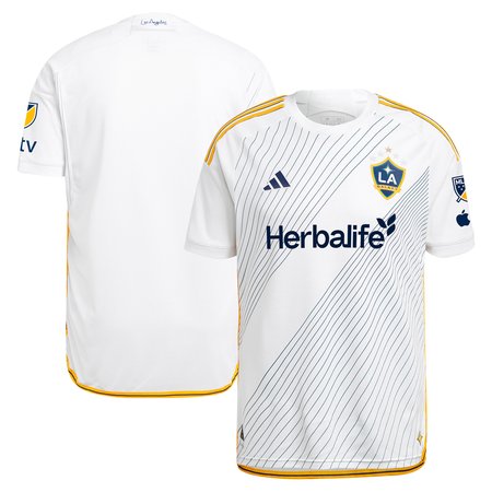 Men's LA Galaxy adidas White 2024 Angeleno Kit Authentic Jersey